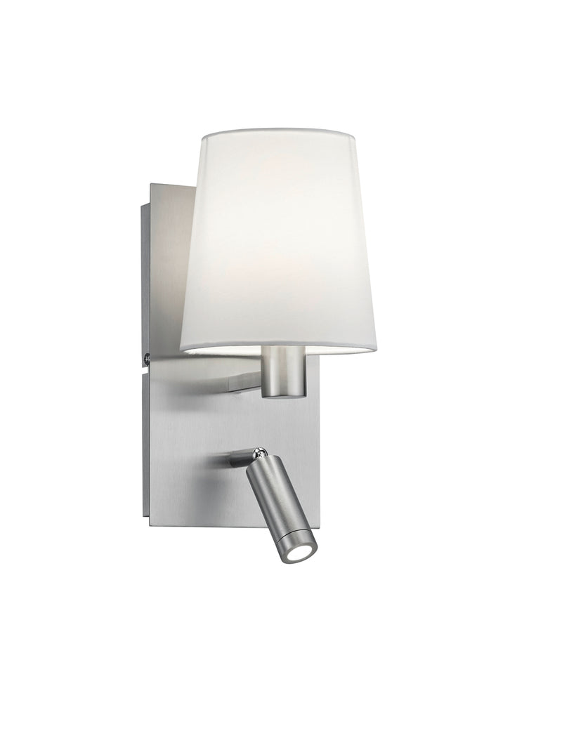 Applique da Interno a led in Metallo Nickel Opaco-1