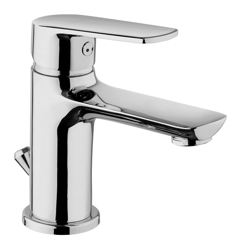 Rubinetto Miscelatore Monocomando Lavabo in Ottone Bonussi Orleans Cromato-1