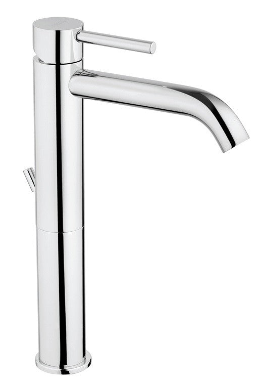 Rubinetto Miscelatore Monocomando Lavabo Alto in Ottone Cromato Bonussi Missisipi-1