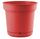 Vase aus Polypropylen Hydral Scarlet Verschiedene Größen
