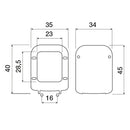 Copriwater per Modello Conca Ideal Standard Saniplast Double Bianco-3