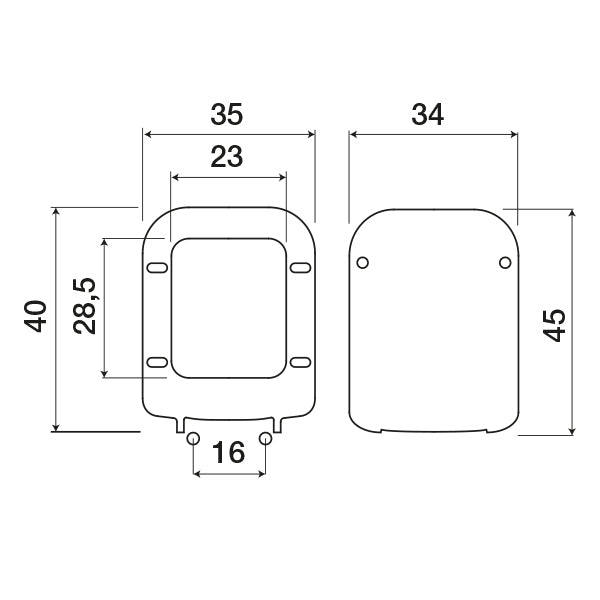 Copriwater per Modello Conca Ideal Standard Saniplast Double Bianco-3