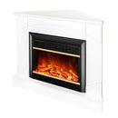 Camino Elettrico da Pavimento 85x106x53 cm Effetto Fiamma 1500W Madeira colt & Mars-1