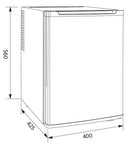 Mini Frigo per Hotel 40 Litri Vama Minibar Top A+ Nero-3