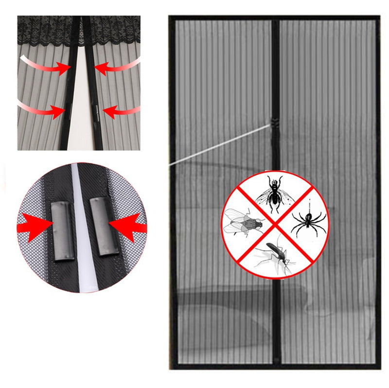 Tenda Zanzariera Magnetica 18 Magneti Rizzetti Magmore Varie Misure-2