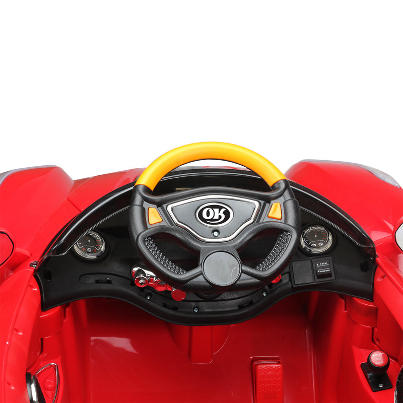 Macchina Elettrica per Bambini 12V Spyder Rossa -7