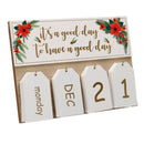 Calendario legno bianco rettangolare cm 25x18x2,5-1