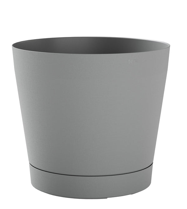 online Vaso da Interno e Esterno Ø38x35cm in Polipropilene Orione 38 Fog Grey Grigio Chiaro