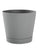 Vaso da Interno e Esterno Ø24x22cm in Polipropilene Orione 24 Fog Grey Grigio Chiaro