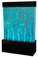 Muro d’Acqua con Bolle Verticali 40x70 cm in Plexiglas con LED Perlage Corallo Mini-1