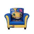 Poltroncina Mini per Bambini con Fantasia Oceano   Giallo e Blu-4