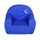 Poltroncina Mini per Bambini 53x35x44,5 cm in Cotone  Blu-4