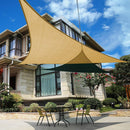 Tenda Vela da Giardino Triangolare 3x3x3 m Rizzetti Sabbia-5