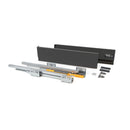 Cassetto Esterno Concept 30 Kg H138 mm P 450 Grigio Antracite Acciaio Emuca-1