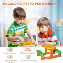 Tavolino Picnic per Bambini 95x73x46 cm in HDPE Multicolore-5