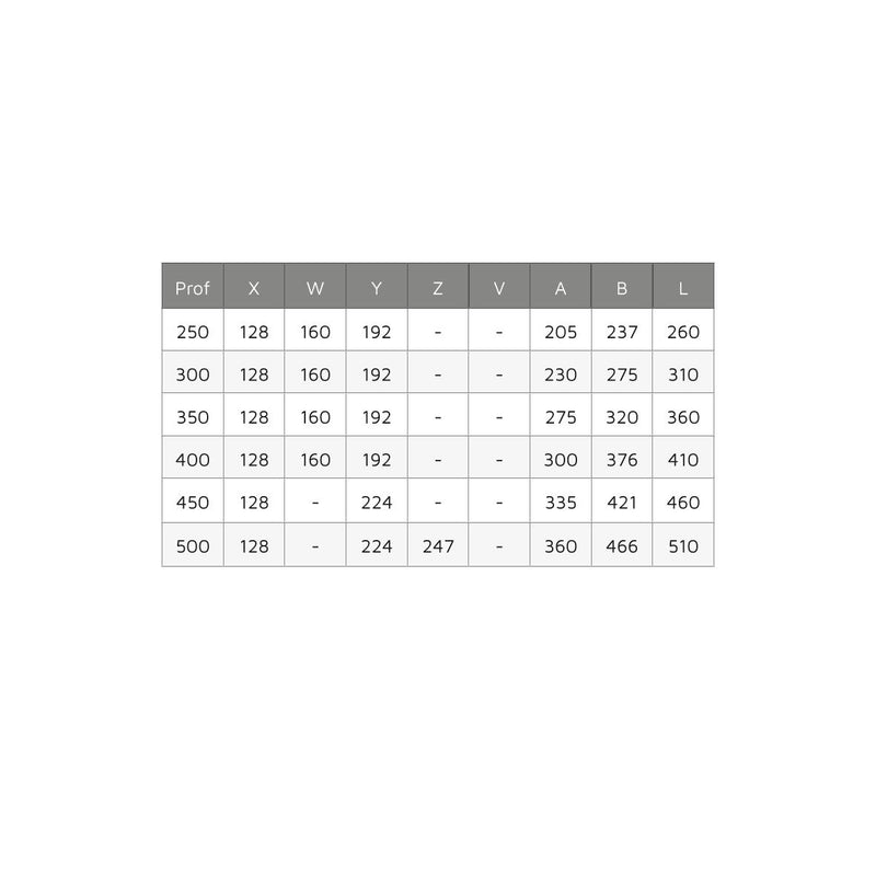 Guide a Scomparsa Silver per Cassetti ad Estrazione Totale P400 Zincato Bianco Acciaio Emuca-4