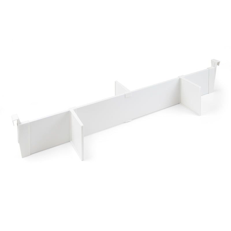 Set di Divisori Casseti Vertex-Concept L 900 Verniciato Bianco Alluminio e Tecnoplastic Emuca-7