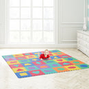 Tappeto Puzzle con Forme Geometriche 36 Tessere 31x31 cm Colorato -4