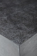 Tavolino blocco Quadrato 80x80x28 cm Pietra Fossile Black Stone-3