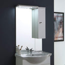 Mobile Bagno con Lavabo Specchio e Pensile Rizzetti Berlin Bianco Varie Misure-7