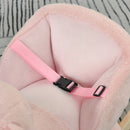 Dondolo per Bambini in Legno Coniglio in Peluche con Suoni  Rosa-8