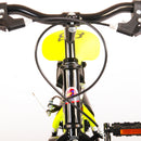 Bicicletta per Bambino 12" 2 Freni Sportivo Giallo Neon e Nero-2