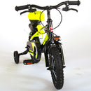 Bicicletta per Bambino 12" 2 Freni Sportivo Giallo Neon e Nero-3