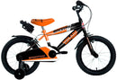 Bicicletta per Bambino 16" 2 Freni Sportivo Arancio Neon e Nero-1