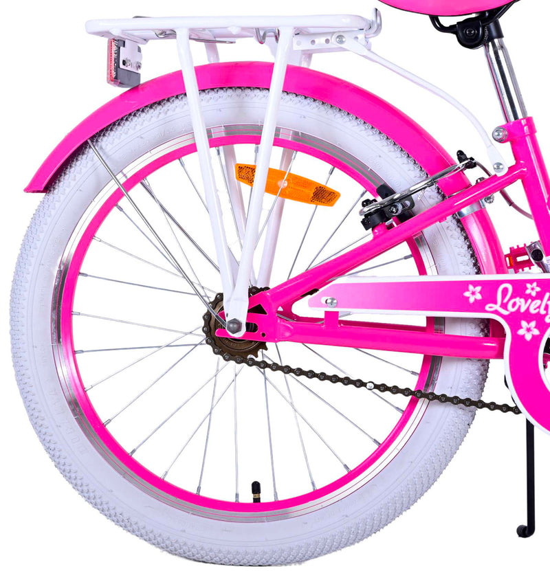 Bicicletta MTB Ragazza 20” 7V in Metallo Lovely Rosa-4