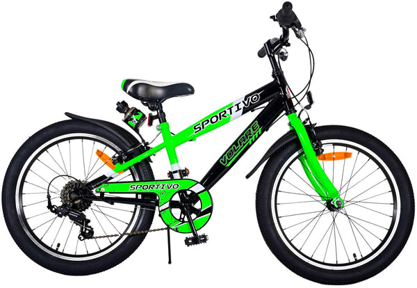 acquista Bicicletta MTB Ragazzo 20” 7V in Metallo Sportivo Verde