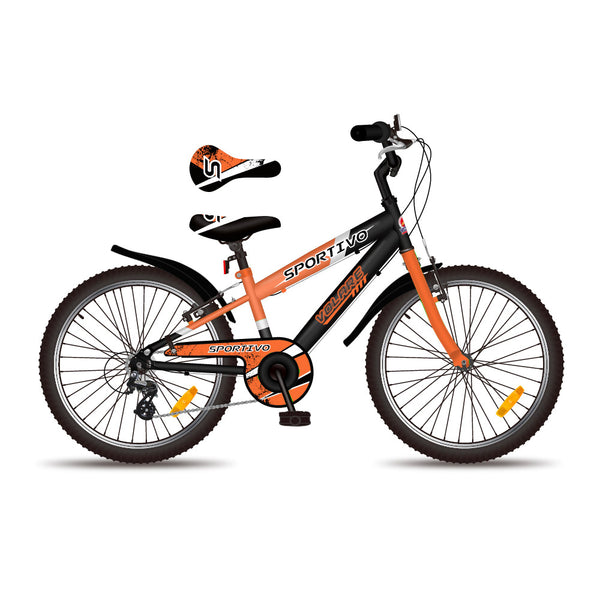 online Bicicletta MTB Ragazzo 20” 7V in Metallo Sportivo Arancio