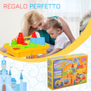 Sabbiera Gioco Sensoria con Acqua e Sabbia per Bambini 23 Pezzi Multicolore-4