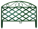 Set 5 Recinzioni Ornamentale per Giardino 46x35 cm in Plastica Rama-2