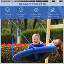 Altalena Rotonda per Bambini Interno ed Esterno 100x180 cm -4