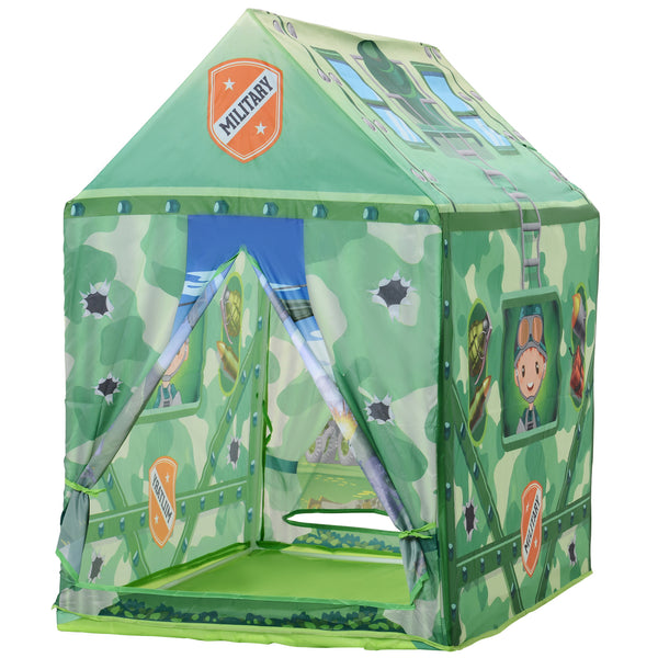 sconto Spielhauszelt für Kinder 93x69x103 cm Grüne Tarnung