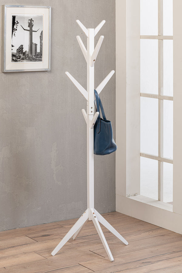 Holzgarderobe 45x45x176 cm Arrow White sconto