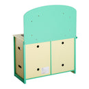 Cucina Giocattolo per Bambini con Accessori in Legno Verde 70x30x88 cm -8