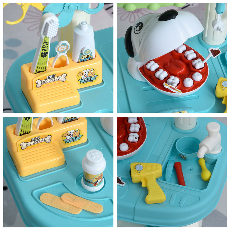 Set Dentista Veterinario Giocattolo per Bambini con 43 Accessori -6