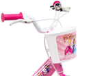 Bicicletta per Bambina 14" 2 Freni Flowers Rosa-2