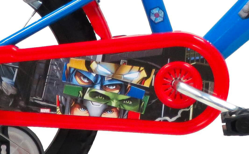 Bicicletta per Bambino 14" 2 Freni Marvel Avengers Multicolore-2