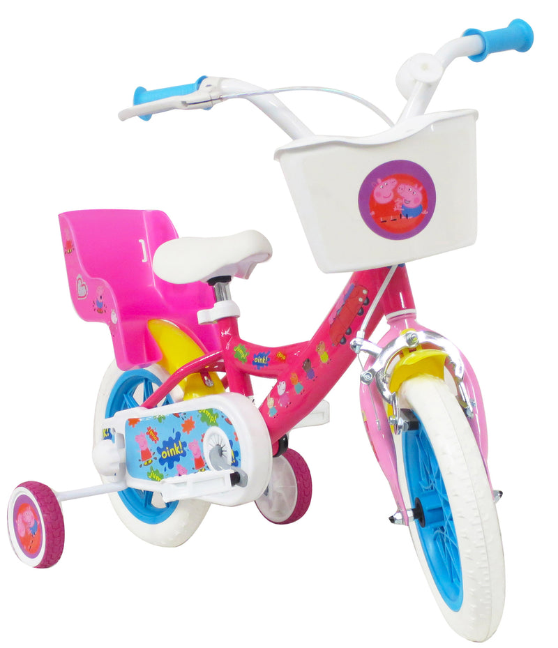 Bicicletta per Bambina 12" 1 Freno Peppa Pig Rosa-1