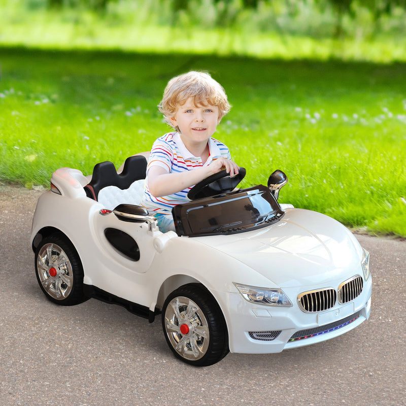 Macchina Elettrica per Bambini 12V Sport Bianca -2