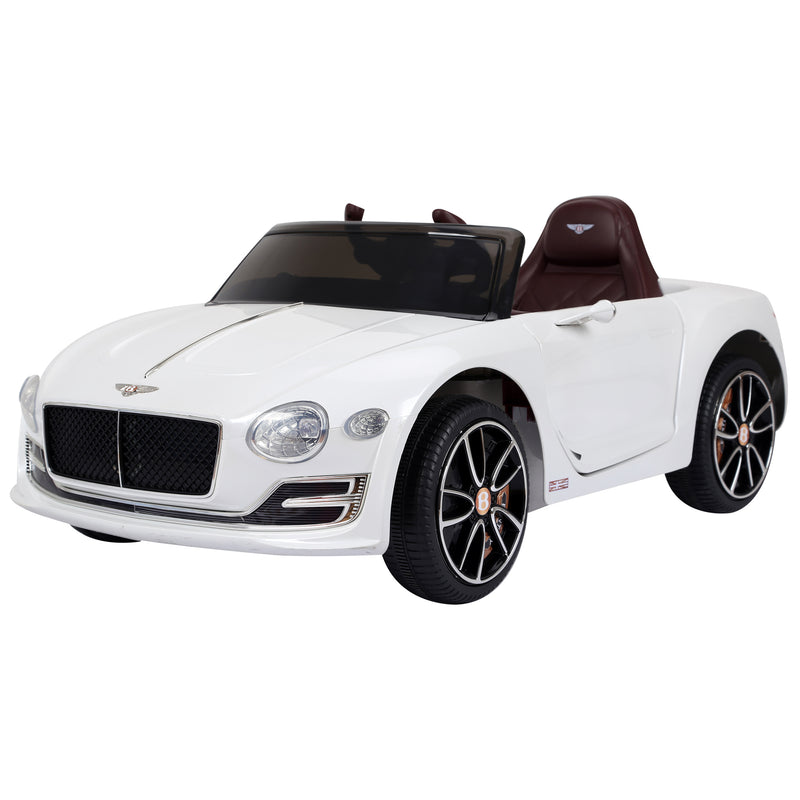 Macchina Elettrica per Bambini 6V Bentley Bianca-1