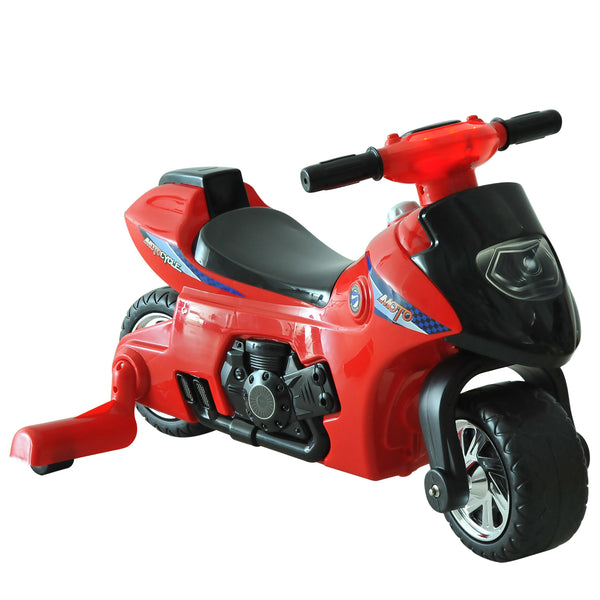 Aufsitzmotorrad für Kinder mit Licht und Musik Rot prezzo