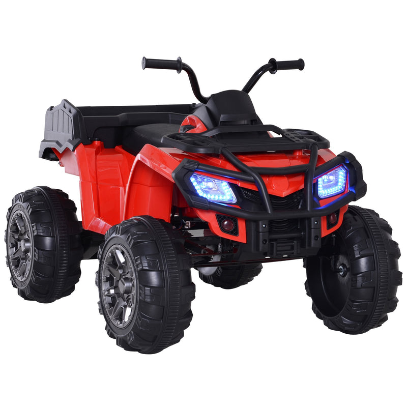 Quad Elettrico per Bambini 12V Rosso-1