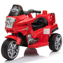 Moto Elettrica Polizia per Bambini 6V  Police Rossa-4