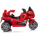 Moto Elettrica Polizia per Bambini 6V  Police Rossa-6