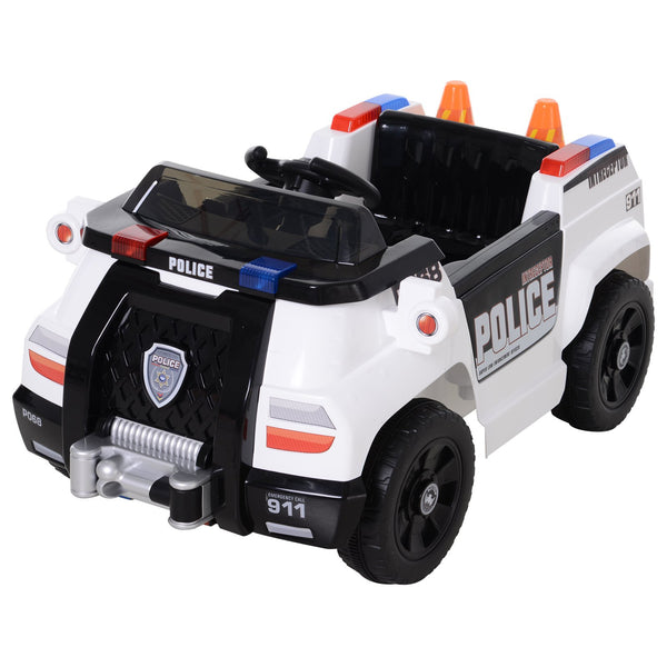 online Elektrisches Polizeiauto für Kinder 6V Police White