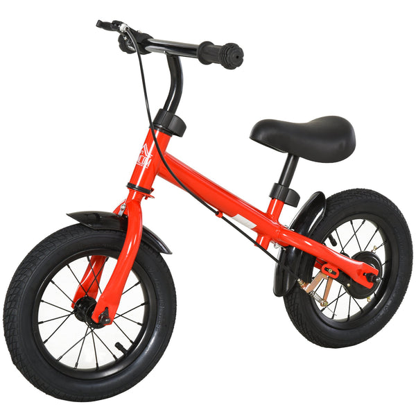 sconto Pädagogisches Fahrrad für Kinder 10" ohne Pedale Rot