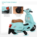 Piaggio Mini Vespa GTS Elettrica 6V per Bambini Verde-6